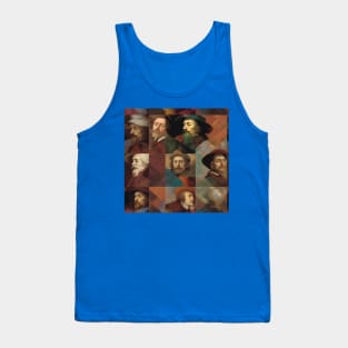 Rembrandt Paintings Mashup Tank Top